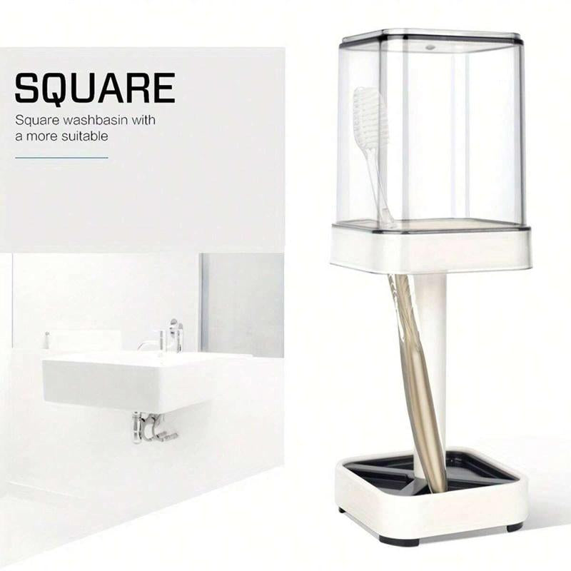 Couples' Toothbrush Holder with Cup: Organize Your Bathroom