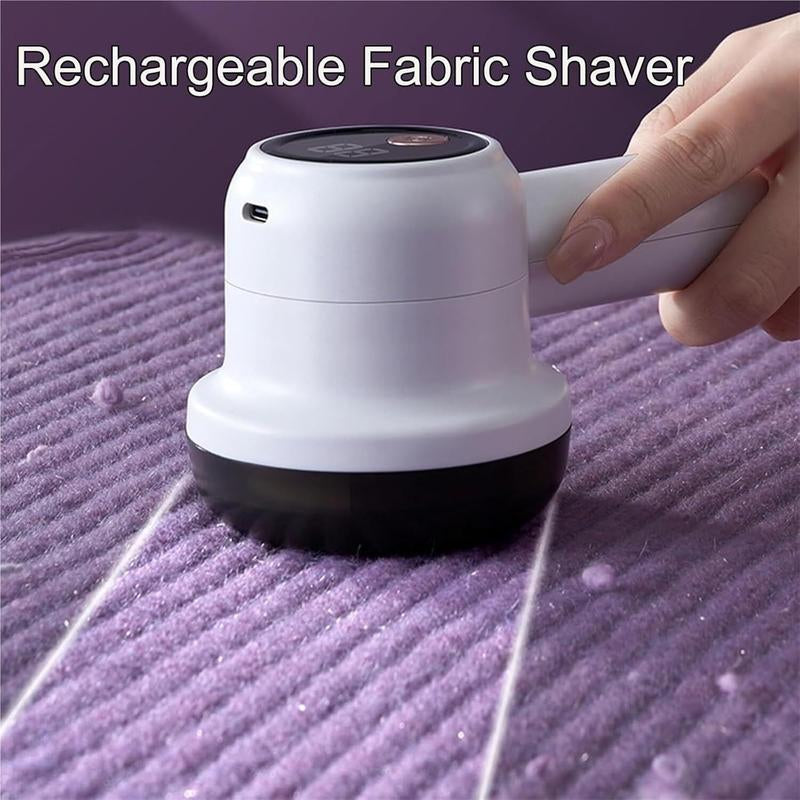 6-Blade LED Fabric Shaver: Efficiently Remove Lint & Fuzz