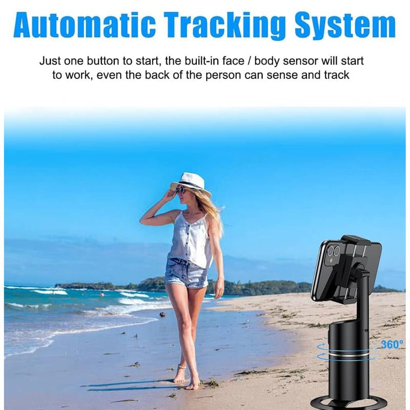 360° Auto Face Tracking Tripod for TikTok & Streaming