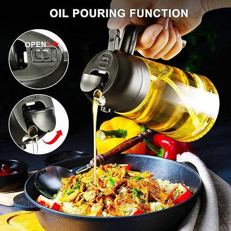 470ml Automatic Oil Sprayer Bottle for Effortless Cooking