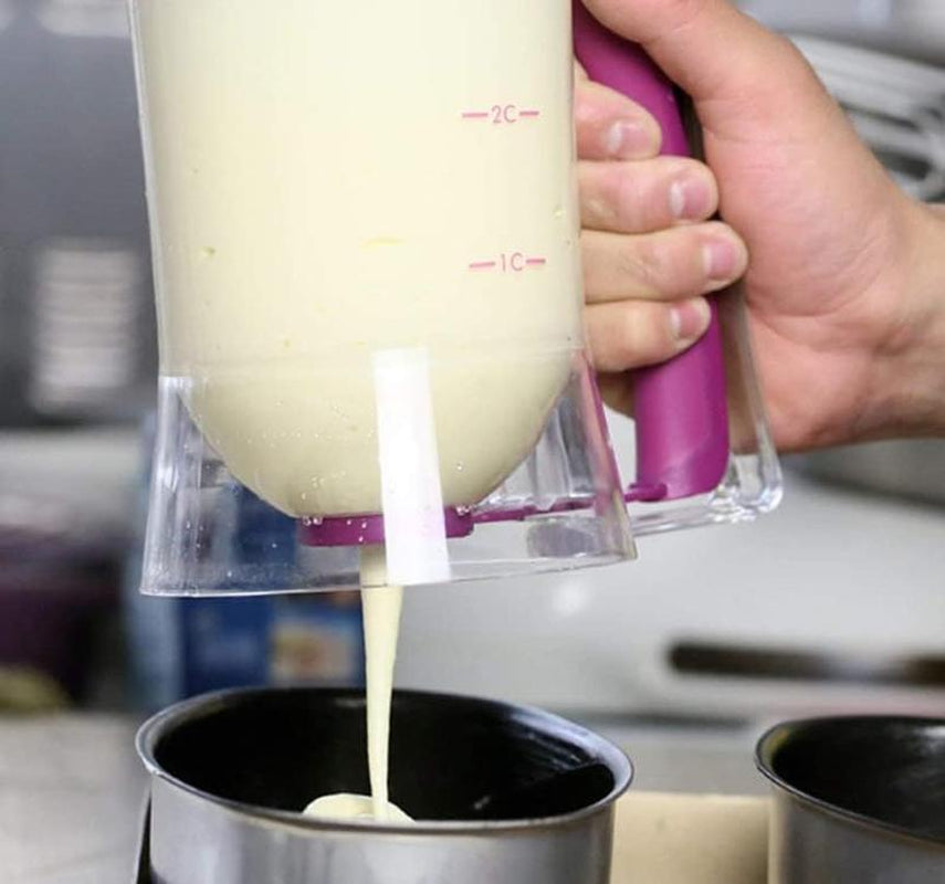 Pancake & Cupcake Batter Dispenser Tool for Easy Baking