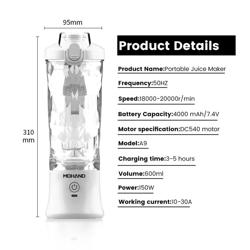 Portable USB Blender Cup for Smoothies & Shakes Anywhere