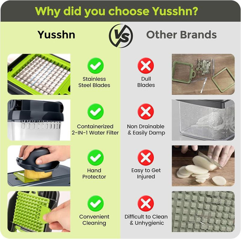 12-in-1 Vegetable Chopper: Professional Onion & Salad Cutter