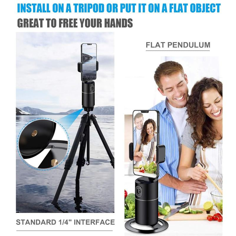 360° Auto Face Tracking Tripod for TikTok & Streaming