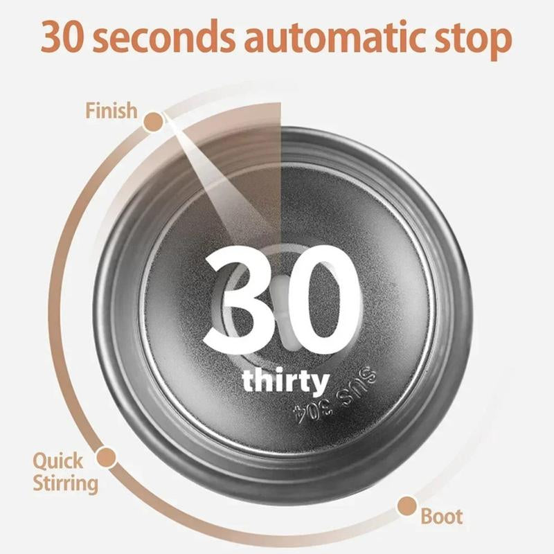 Smart Magnetic Stirring Mug with LCD & USB Rechargeable