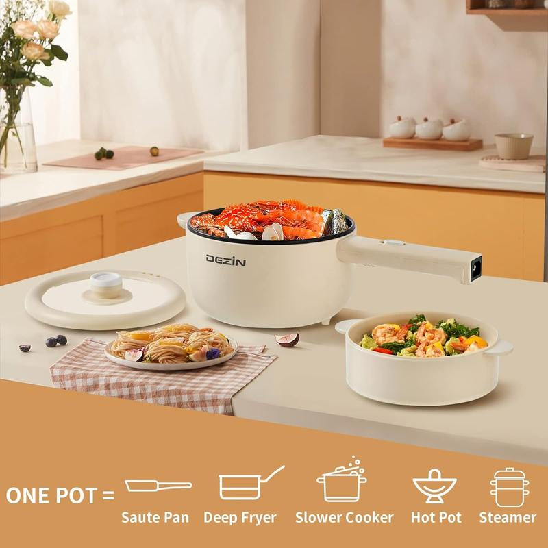 Dezin 2L Multifunctional Electric Hot Pot with Temp Control