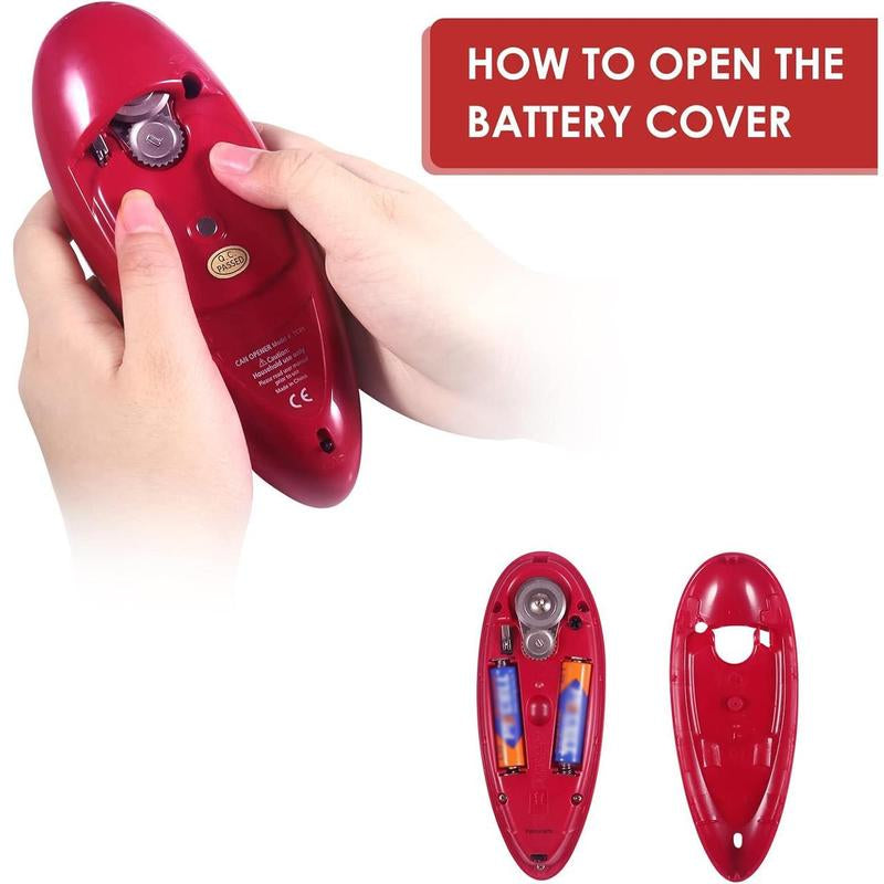 Effortless Can Opening with Battery-Powered Electric Tool