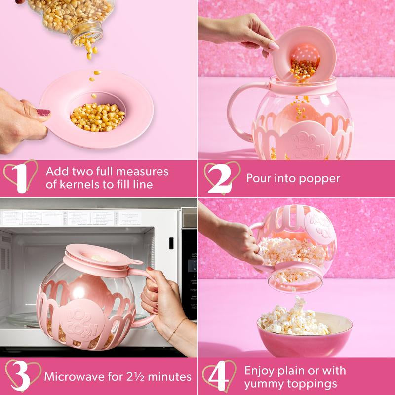 Paris Hilton's Chic Oil-Free Microwave Popcorn Popper