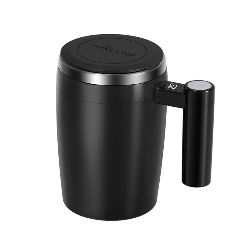 Smart Magnetic Stirring Mug with LCD & USB Rechargeable