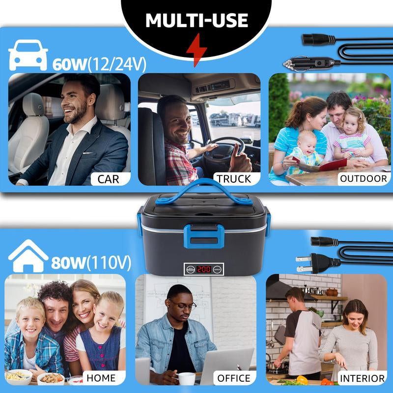 Portable Electric Lunch Box for Warm Meals Anywhere