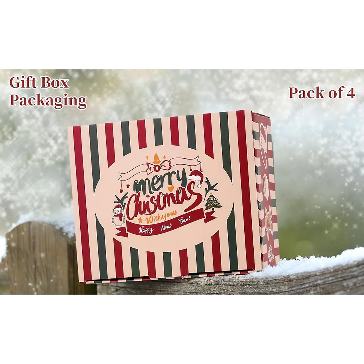 Futtumy Ceramic Mugs 4-Pack: Festive Holiday Gifts & Decor